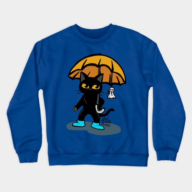 Rainy day Crewneck Sweatshirt by BATKEI